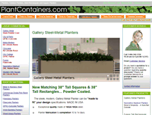 Tablet Screenshot of plantcontainers.com